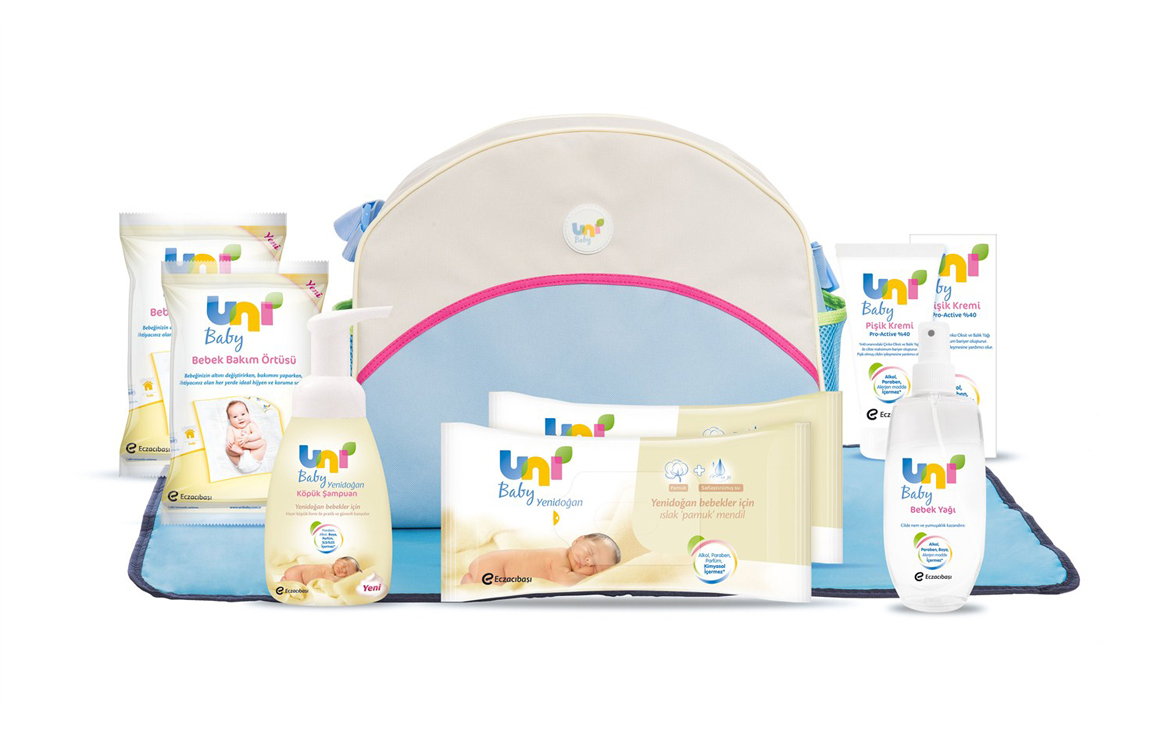 Uni Baby Yenidoğan Çantalı Bebek Bakım Seti