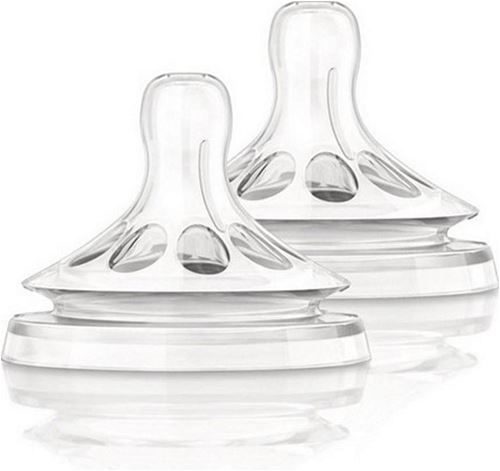Philips Avent SCF652/27 Natural Biberon Emziği Yavaş Akış 2 Delikli 1 Ay+ 2' li