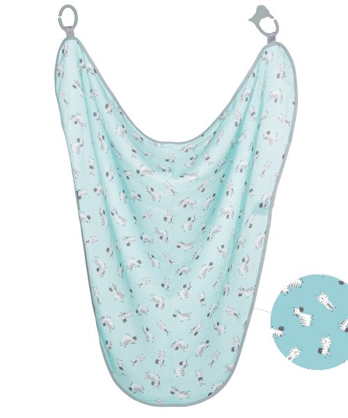 Cheeky Chompers MultiMuslin Zebra Dreams