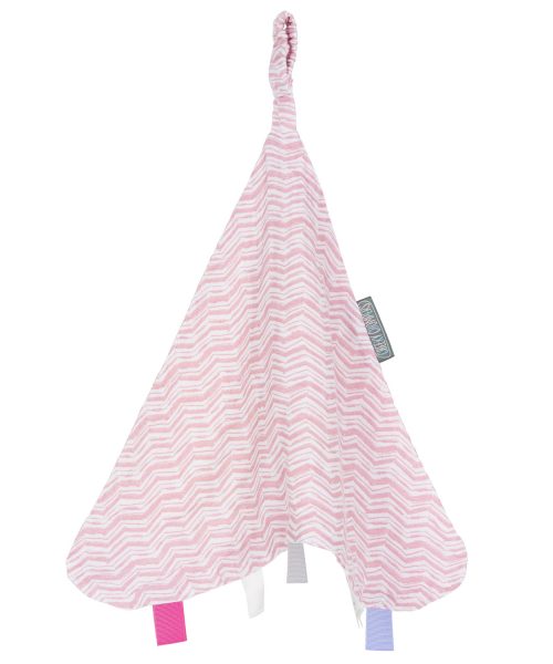 Cheeky Chompers Muslin Comforter Rosy Days