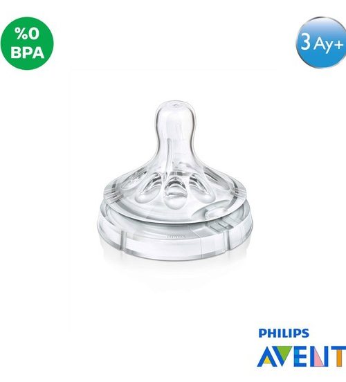 Philips Avent SCF655/27 Natural Akış Ayarlı 3 Ay+ Biberon Emziği