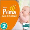 Prima Bebek Bezi Kuru ve Hesaplı 2 Beden Mini Mega Paket 80 Adet