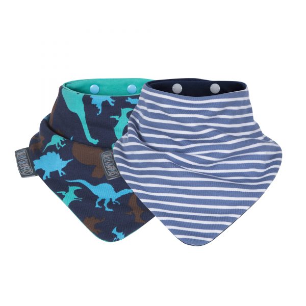 Cheeky Chompers Neckerbıb Dino & Stripes
