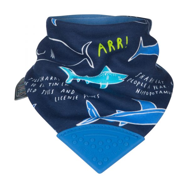 Cheeky Chompers Neckerchew Joules Sharks