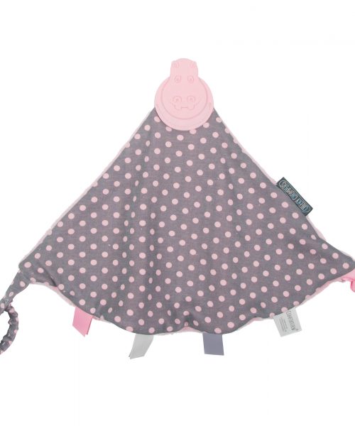 Cheeky Chompers Comfortchew Polka Dot Pink