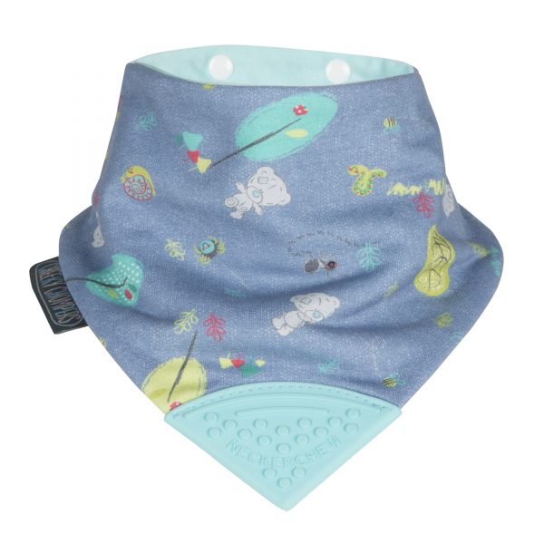 Cheeky Chompers Neckerchew Tiny Tatty Teddy Denim Day