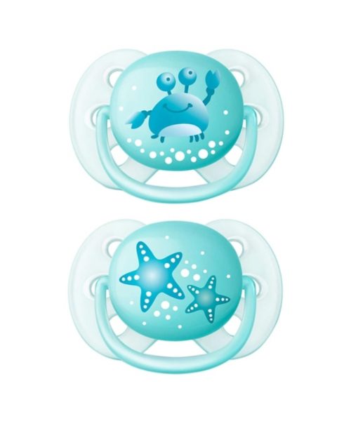 Philips Avent Ultra Soft Desenli Emzik – 0 -6 Erkek