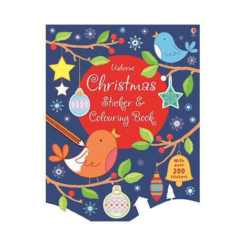 Christmas Sticker and Colouring Book