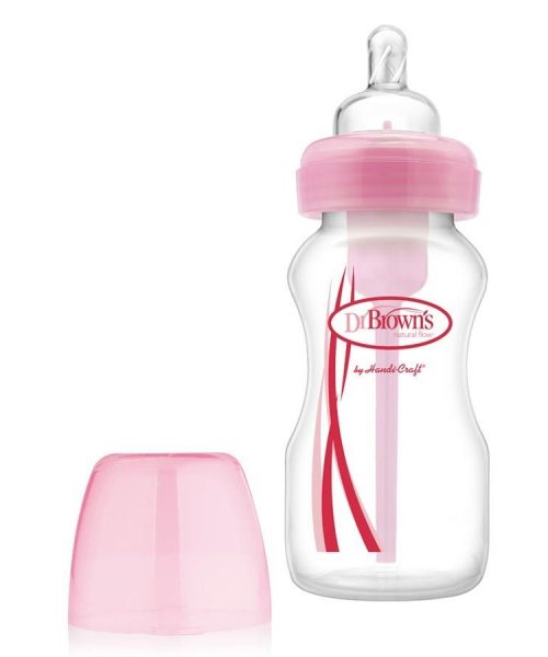 Dr Brown's 91305 Geniş Ağız Biberon Pembe