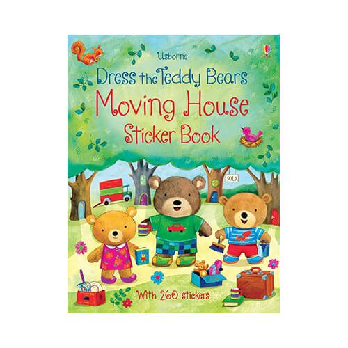 Dress the Teddy Bears Moving House Sticker Book