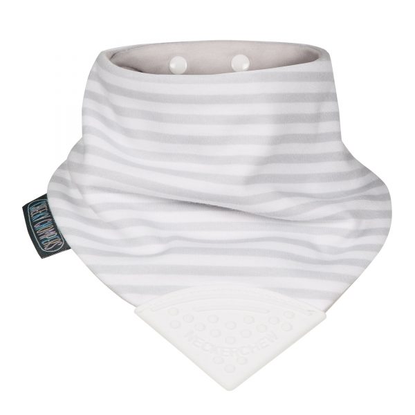 Cheeky Chompers Neckerchew Grey Striper