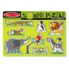 Melissa & Doug Ahşap Sesli Yapboz - Hayvanat Bahçesi