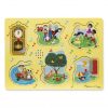 Melissa & Doug Ahşap Sesli Yapboz - İngilizce Çocuk Şarkıları 1