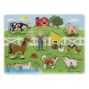 Melissa & Doug Ahşap Sesli Yapboz - Old MacDonal's Farm
