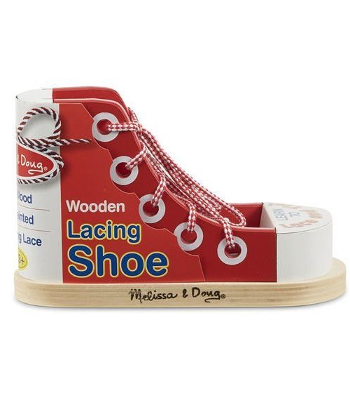 Melissa & Doug Ahşap Ayakkabı Bağlama