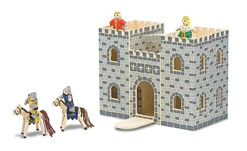Melissa & Doug Ahşap Taşınabilir Kale