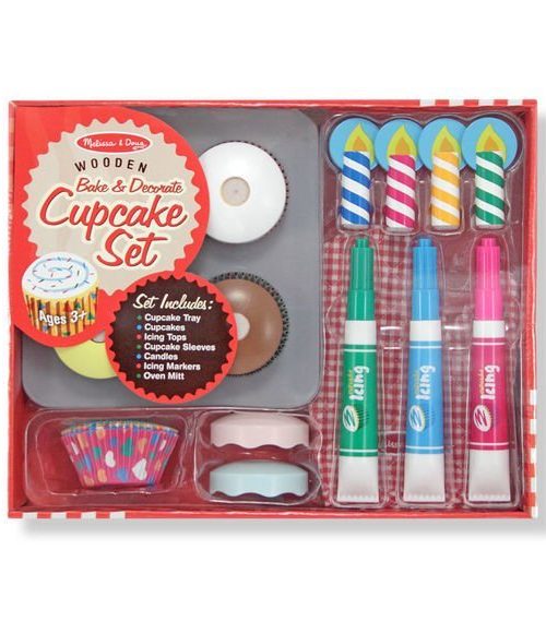 Melissa & Doug Ahşap Cupcake Seti