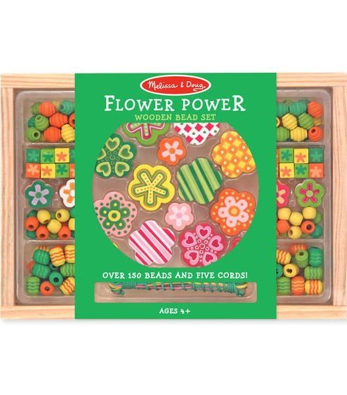 Melissa & Doug Ahşap Boncuk Dizme - Çiçeğin Gücü