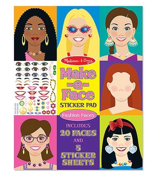 Melissa & Doug Çıkartma Kitabı - Yüzler