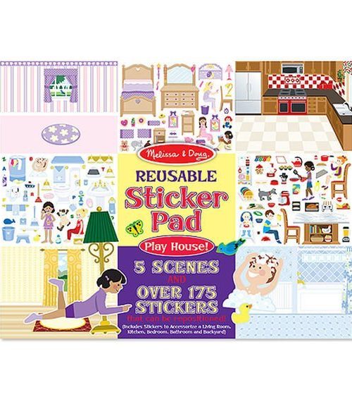 Melissa & Doug Tak Çıkar Çıkartma Kitabı - Oyun Evi