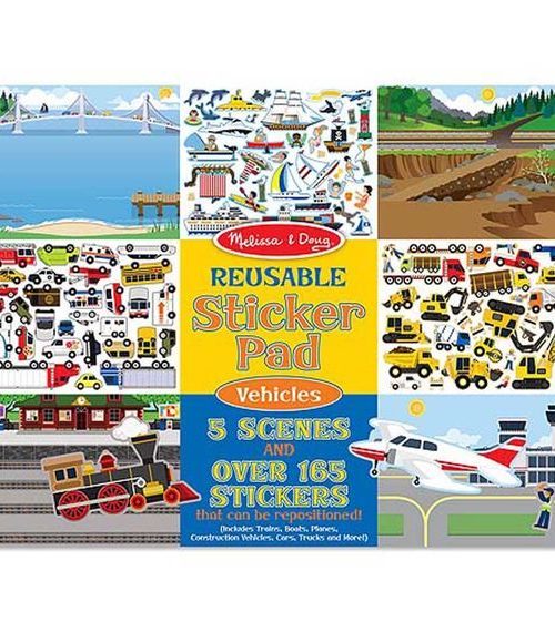 Melissa & Doug Tak Çıkar Çıkartma Kitabı - Araçlar