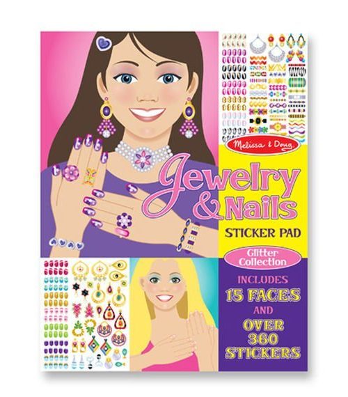 Melissa & Doug Çıkartma Kitabı - Takılar & Ojeler