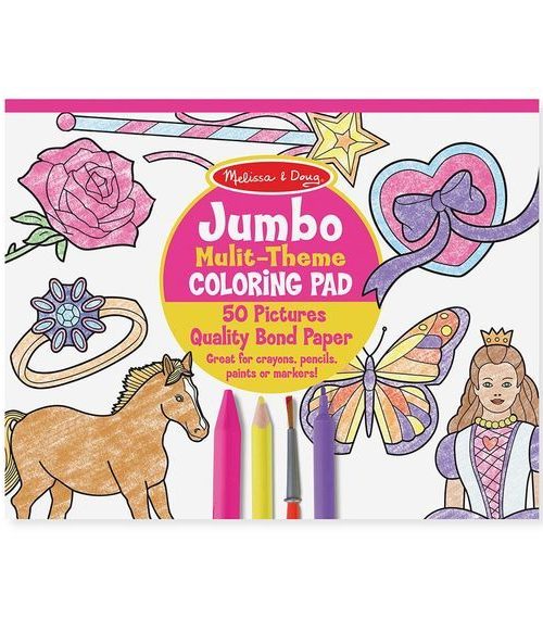 Melissa & Doug Dev Boyama Kitabı - Pembe