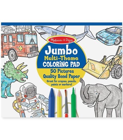 Melissa & Doug Dev Boyama Kitabı - Mavi