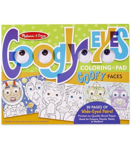 Melissa & Doug Dev Boyama Kitabı - Komik Yüzler