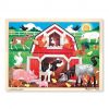 Melissa & Doug Ahşap 24 Parça Yapboz - Çitlik