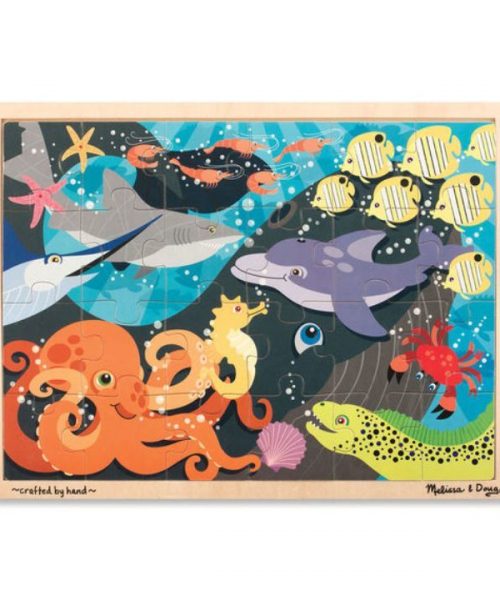 Melissa & Doug Ahşap 24 Parça Yapboz - Deniz Altında