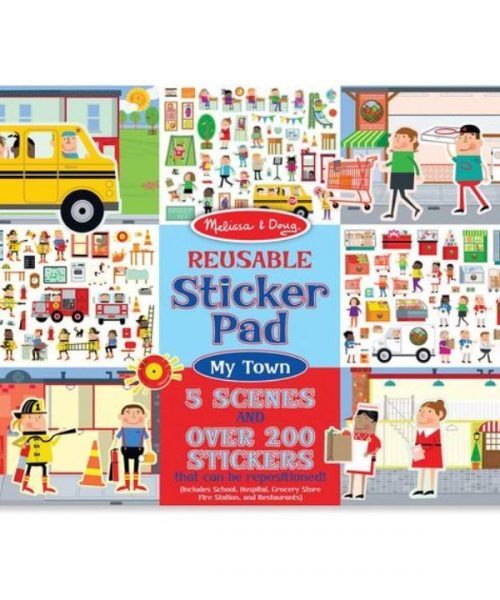 Melissa & Doug Tak Çıkar Çıkartma Kitabı - Benim Şehrim