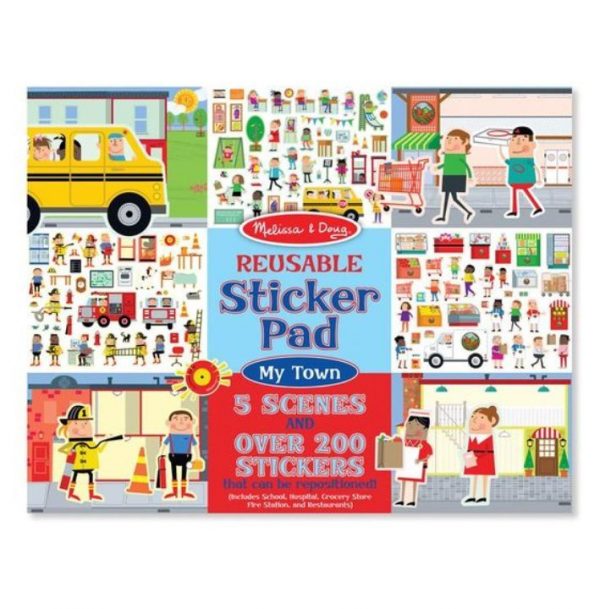 Melissa & Doug Tak Çıkar Çıkartma Kitabı - Benim Şehrim
