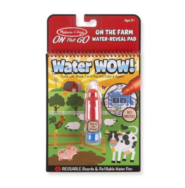 Melissa & Doug Water Wow! Su ile Boyama Kitabı - Çiftlik