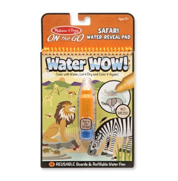Melissa & Doug Water Wow! Su ile Boyama Kitabı - Safari