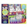 Melissa & Doug 3D Marker Boyama Kitabı - Hayvanlar