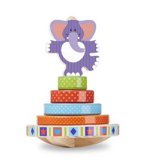 Melissa & Doug Ahşap Sallanan Kule- Fil