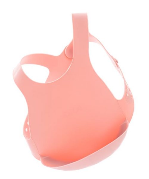 Oioi Silikon Mama Önlüğü Pembe