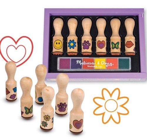 Melissa & Doug Ahşap Baskı Seti- Mutlu Yüzler