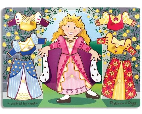 Melissa & Doug Ahşap Değiş Tokuş Yapboz- Prenses
