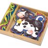Melissa & Doug Ahşap İp Geçirme - Çiftlik Hayvanları