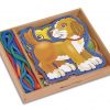Melissa & Doug Ahşap İp Geçirme - Evcil Hayvanlar