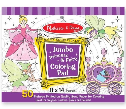 Melissa & Doug Dev Boyama Kitabı - Prenses &Peri