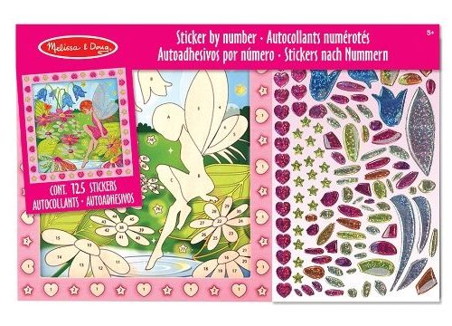 Melissa & Doug Tablo - Yapıştır Yarat - Çiçek Bahçesi ve Peri