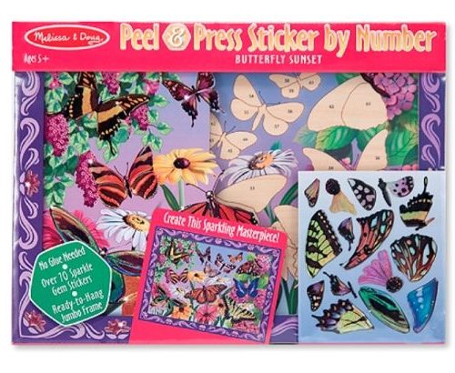 Melissa & Doug Tablo - Yapıştır Yarat - Kelebekler