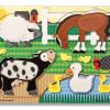 Melissa & Doug Ahşap Dokun Hisset Yapboz - Çiftlik