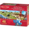 Melissa & Doug Dev Yer Yapbozu - Ara ve Bul - Çiftlik  (48 parça)