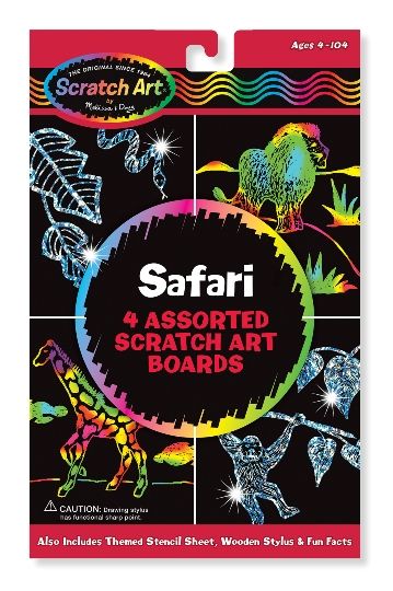 Melissa & Doug Kazıma Sanatı - Renkleri Ortaya Çıkar - Safari