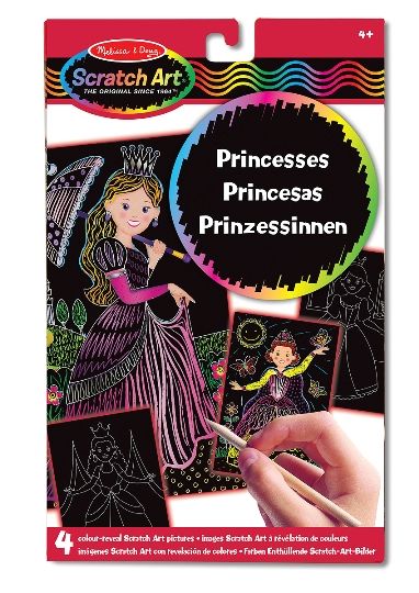Melissa & Doug Kazıma Sanatı - Renkleri Ortaya Çıkar - Prensesler