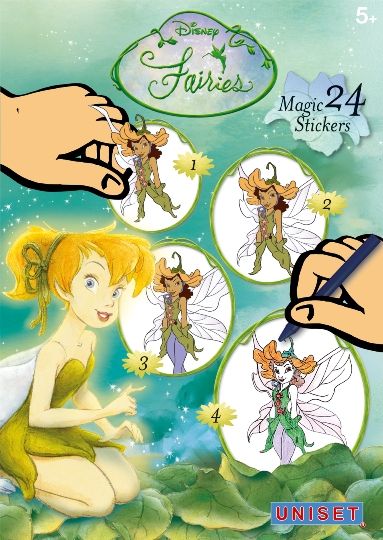 Sihirli Çıkartma Birleştir -Çiz-Boya -Disney Fairies